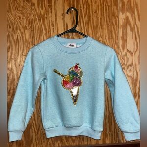 Lola and the boys Pearl ice cream sweatshirt